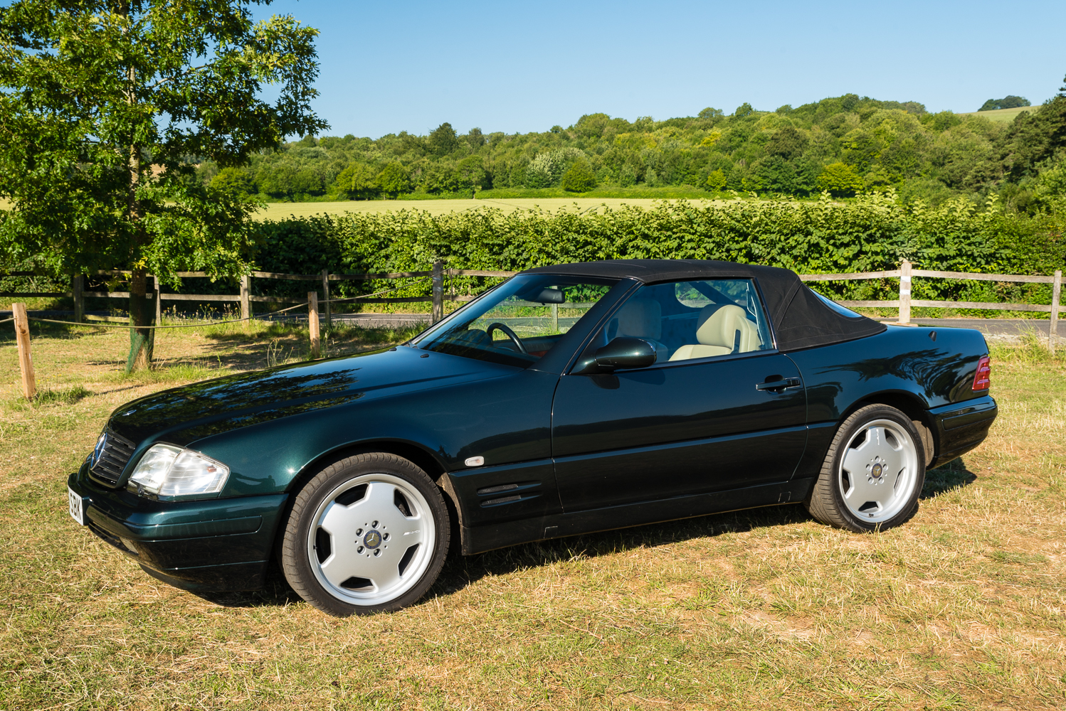 Mercedes Benz SL320 Designo in Allanite Green 