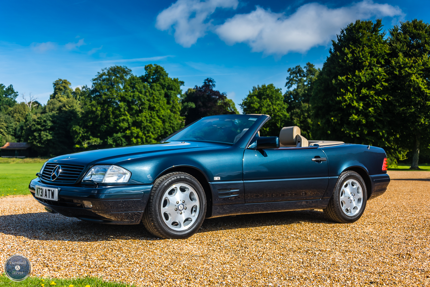 1995 Mercedes-Benz SL320 Black Green