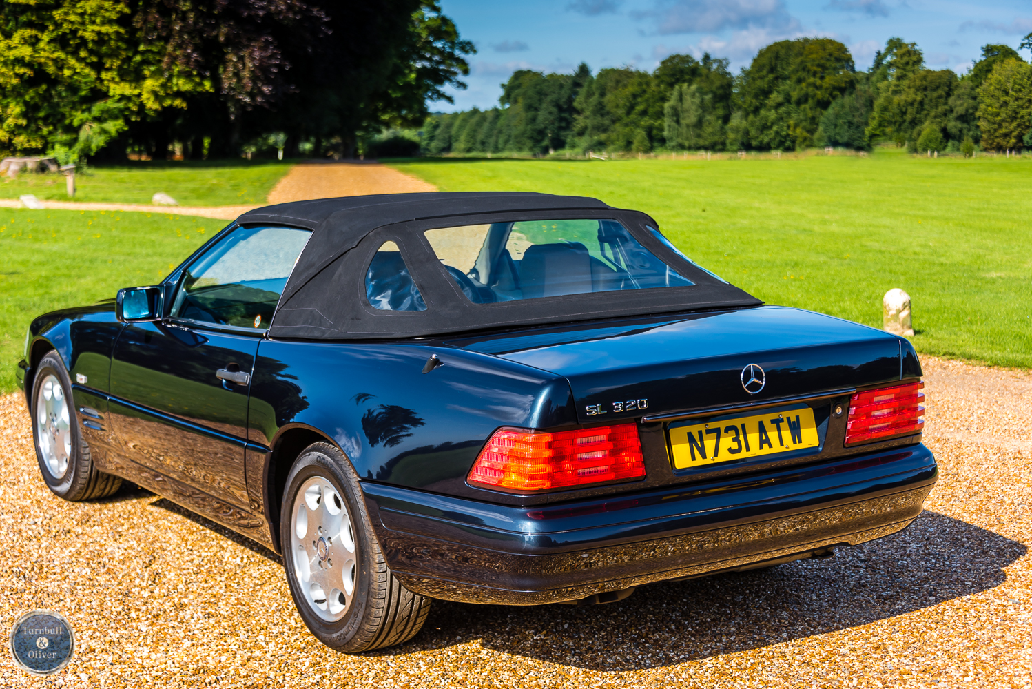 1995 Mercedes-Benz SL320 Black Green