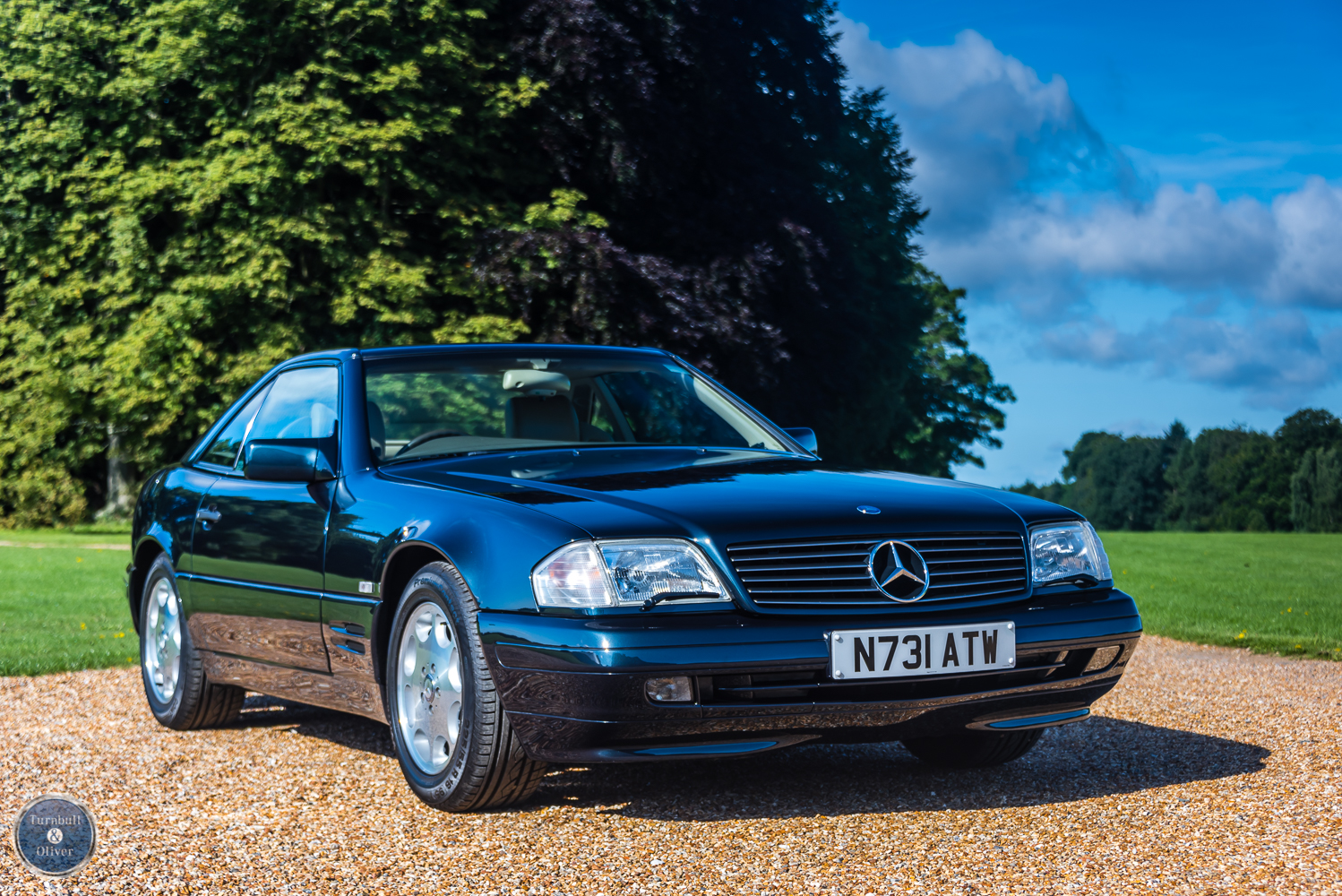 1995 Mercedes-Benz SL320 Black Green