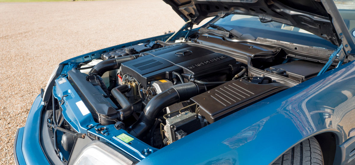 Mercedes Benz SL500 Engine Bay